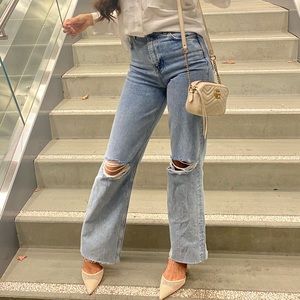 - The 90s full length damaged in Chelsea blue